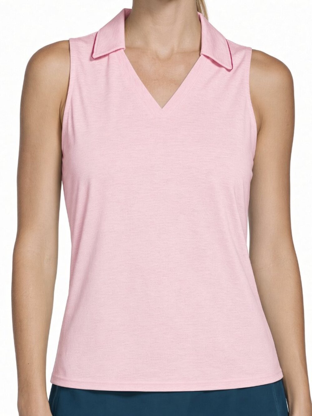 Skechers Pink Collared Tank Size L New With Tags